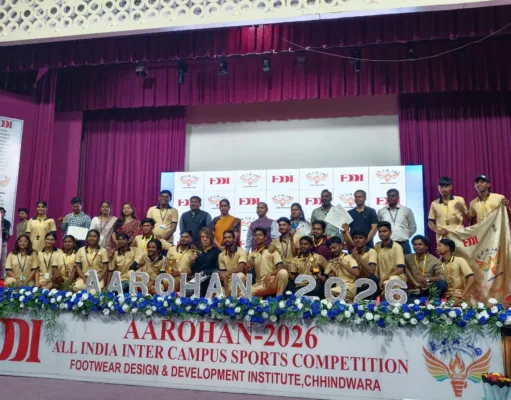 FDDI छिंदवाड़ा में आयोजित “आरोहण-2026” इंटर-कैंपस खेल प्रतियोगिता का हुआ भव्य समापन