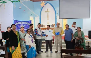 केंद्र व राज्य शासन की अल्पसंख्यक वर्ग की योजना पर चर्च में चर्चा