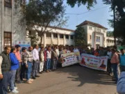 आजाद अध्यापक शिक्षक संघ ने रैली निकालकर मुख्यमंत्री के नाम सौंपा ज्ञापन