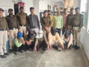 चलित ट्रेनों मे चोरी करने वाला गिरोह जीआरपी थाना छिंदवाड़ा की गिरफ्त मे…