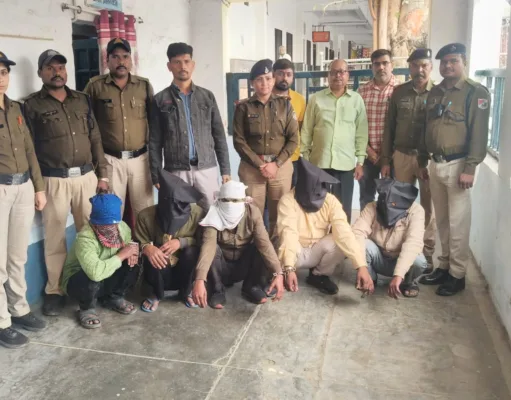 चलती ट्रेनों मे चोरी करने वाला गिरोह जीआरपी थाना छिंदवाड़ा की गिरफ्त मे…