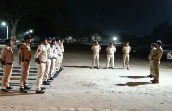 कॉम्बिंग आपरेशन एक ही रात्रि में किया 125 वारंटियो को गिरफ्तार