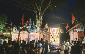 नवरात्र के प्रथम दिवस चांदामेटा में शुरू हुई ऐतिहासिक श्री राम नाम कीर्तन प्रभात फेरी