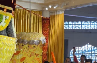 चमत्कारिक ‘हनुमान लोक’ जामसांवली धाम में जगद्गुरु रामभद्राचार्य महाराज की दिव्य रामकथा का भव्य शुभारंभ