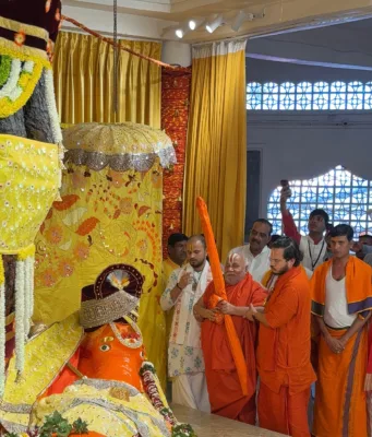 चमत्कारिक ‘हनुमान लोक’ जामसांवली धाम में जगद्गुरु रामभद्राचार्य महाराज की दिव्य रामकथा का भव्य शुभारंभ