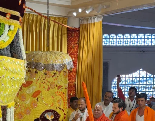 चमत्कारिक ‘हनुमान लोक’ जामसांवली धाम में जगद्गुरु रामभद्राचार्य महाराज की दिव्य रामकथा का भव्य शुभारंभ