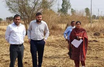 कलेक्टर ने किया फसल सत्यापन व उपार्जन केंद्रों का निरीक्षण