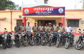 अंतर्राज्यीय चोर गिरोह से पुलिस ने की 19 मोटर सायकल जप्त