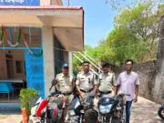 चोरी की तीन मोटर साईकल जप्त कर आरोपीयो को भेजा जेल