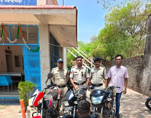 चोरी की तीन मोटर साईकल जप्त कर आरोपीयो को भेजा जेल