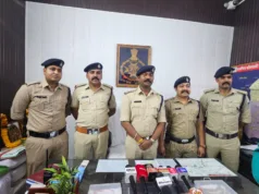 चोरी के चार आरोपियों को कोतवाली पुलिस ने किया गिरफ्तार