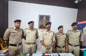 चोरी के चार आरोपियों को कोतवाली पुलिस ने किया गिरफ्तार