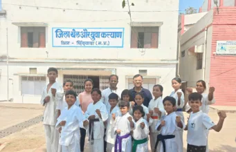 एम.पी. स्पोर्ट्स कराते प्रतियोगिता के लिए छिंदवाड़ा से टीम रवाना