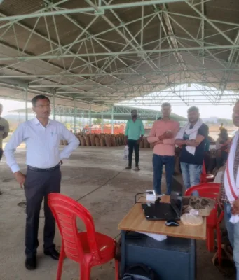 SDM अमरवाड़ा ने किया गेहूं खरीदी केंद्रों का औचक निरीक्षण