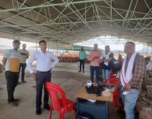 SDM अमरवाड़ा ने किया गेहूं खरीदी केंद्रों का औचक निरीक्षण