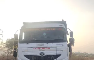 छिंदवाड़ा में अवैध रेत परिवहन पर कार्रवाई, ओवरलोड डंपर जब्त