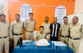 पुलिस ने अन्तर्राज्यीय गांजा तस्कर को गिरफ्तार कर भेजा जेल