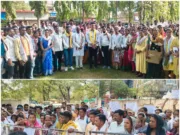 नौकरी से निकाले गए पेशा मोबिलाईजर ने कलेक्ट्रेट पर प्रदर्शन कर आदेश वापस लेने की उठाई मांग