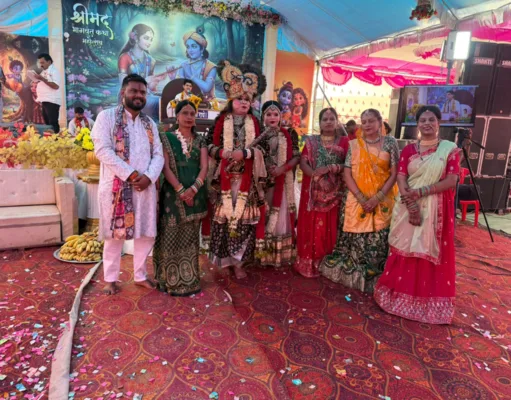 छिंदवाड़ा में श्रीमद्भागवत कथा के छठे दिन आज होगा कंस वध और श्रीकृष्ण-रुक्मिणी विवाह उत्सव का वर्णन