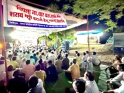 पीपला बस स्टैंड की शराब दुकान हटाने हेतु ग्यारह दिनों से धरना जारी