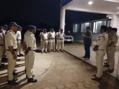 छिन्दवाड़ा पुलिस का कॉम्बिंग आपरेशन एक ही रात्रि में किया 114 वारंटियो को गिरफ्तार