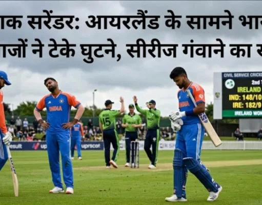 आयरलैंड के सामने ओपनर भारतीय बल्लेबाजों ने टेके घुटने, सीरीज गंवाने का खतरा!
