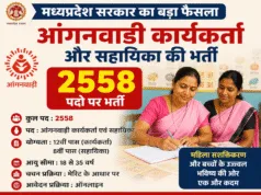 मध्यप्रदेश में 2,548 आंगनवाड़ी कार्यकर्ता और सहायिकाओं के पदों पर होगी भर्ती