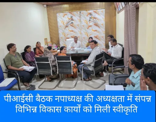 पीआईसी बैठक में विकास कार्यों को मिली मंजूरी