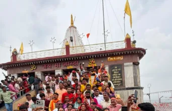 सांसद बंटी विवेक साहू ने अपने दृढ़ संकल्प के साथ छिंदवाड़ा से मैहर तक पूरी की 375 किमी की धार्मिक पदयात्रा