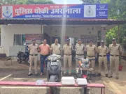 पुलिस ने किया 03 चोरी के प्रकरणों का खुलासा, 03 आरोपी गिरफ्तार
