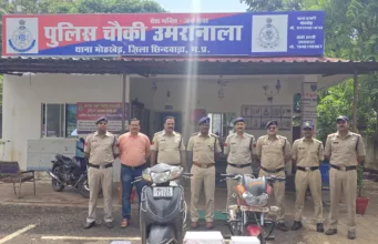 पुलिस ने किया 03 चोरी के प्रकरणों का खुलासा, 03 आरोपी गिरफ्तार