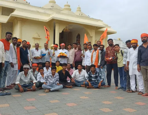 ग्राम सिहोरा (मटका) की भव्य गदा पदयात्रा जाम सांवली पहुंचकर संपन्न, युवाओं ने मांगी सुख-समृद्धि की कामना