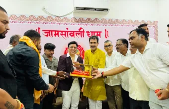 हनुमान लोक जामसांवली में फिल्म अभिनेता गोविंदा ने की श्री हनुमान जी की आराधना