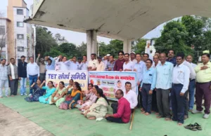 शिक्षकों ने भगवान श्री गणेश के चरणों में लगाई सामूहिक अर्जी