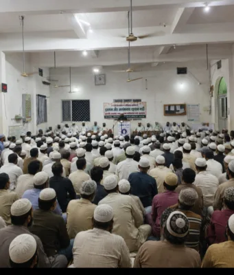 मस्जिद ए आयशा में पैगाम-ए-अमन प्रोग्राम, उलेमाओं ने कहा – इस्लाम आतंक का नहीं, शांति का मजहब है