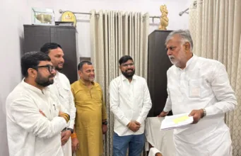 सांसद बंटी विवेक साहू ने मंत्रियों से की मुलाकात