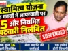 स्वामित्व योजना के कार्यों में लापरवाही पर 25 और नियमित पटवारी निलंबित