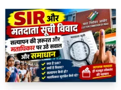 SIR और मतदाता सूची विवाद: सत्यापन की ज़रूरत और मताधिकार पर उठे सवाल और समाधान
